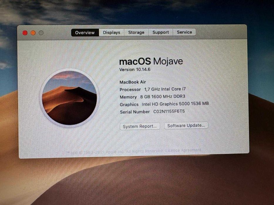 MacBook Air I7 (2014)  - Impecável64740468256387121