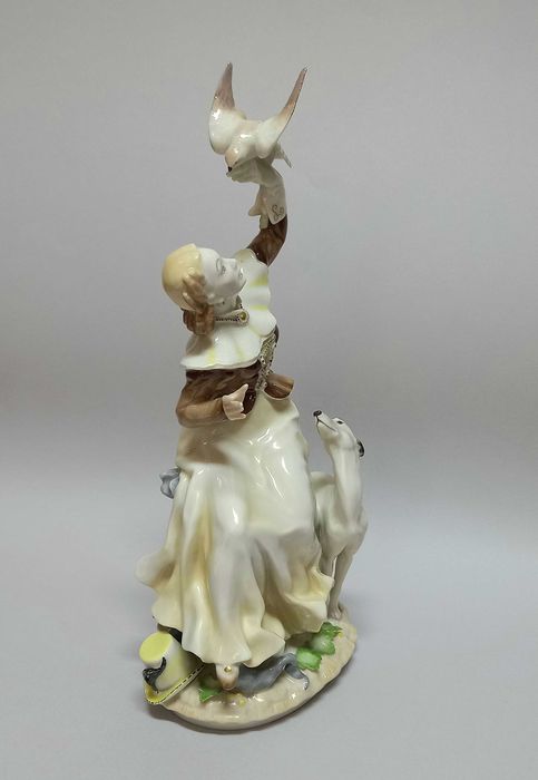 Sokolniczka, figurka Hutschenreuther, proj. H. Achtziger