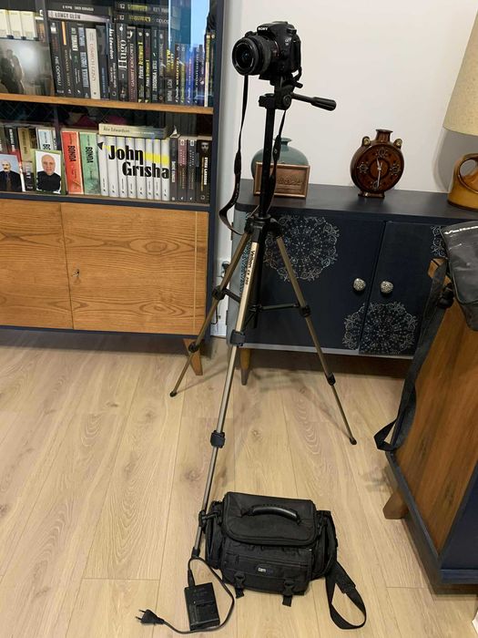 Aparat SONY - lustrzanka Alfa 58 + nowy statyw