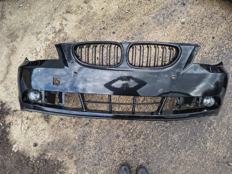 Zderzak przód BMW E60 E61 Czarny Przedlift BLACK SHAPPIRE 475 Wysyłka