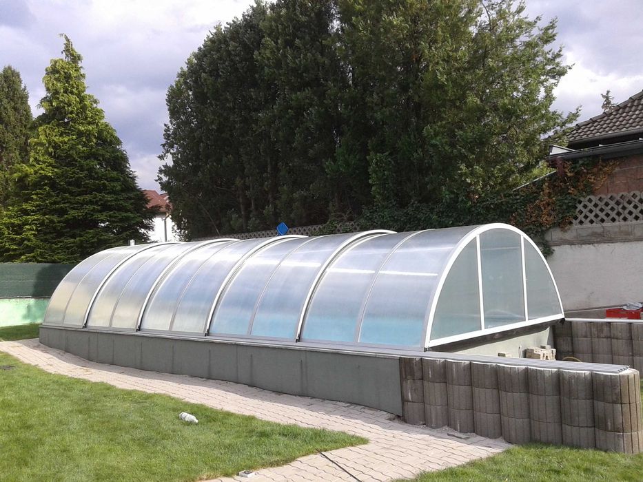 Zadaszenie basenu KLASIK 8,40x3,20x0,95m PK10mm