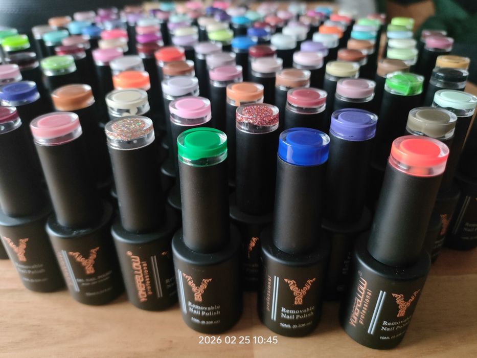 Zestaw lakiery hybrydowe 120 szt