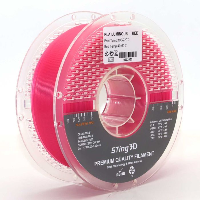 Pla luminous rainbow, luminous , Sting 3D