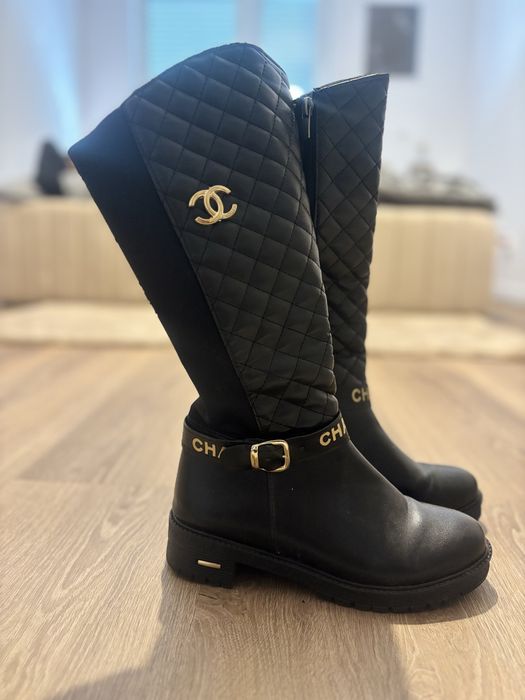 Kozaki damskie chanel