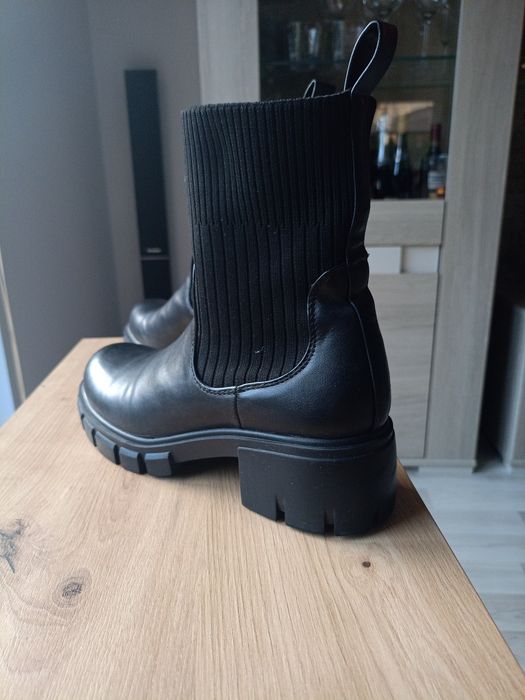 Botki damskie czarne DeeZee r.39