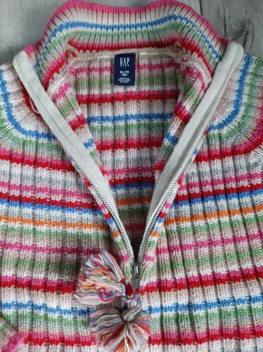 Sweter Gapp wełna 146-152/12 lat.