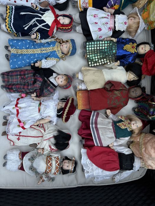 Coleção de bonecas de todo o mundo