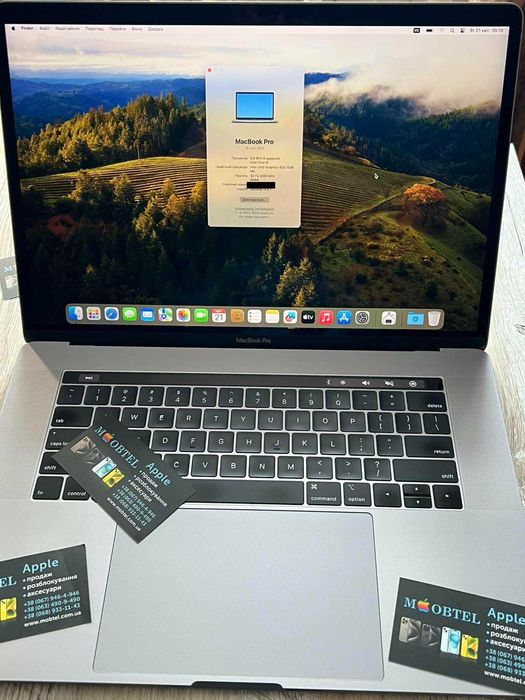 Macbook pro 15 i9 2.9/32/ 1 Tb ноутбук