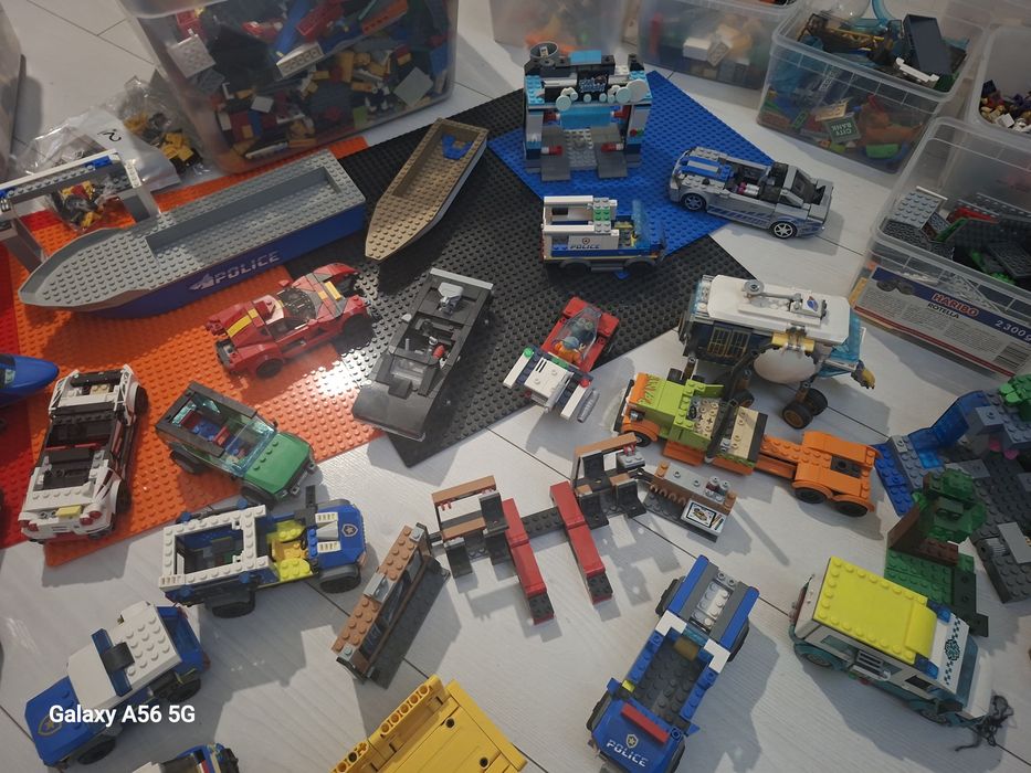 Klocki lego bardzo urozmaicone