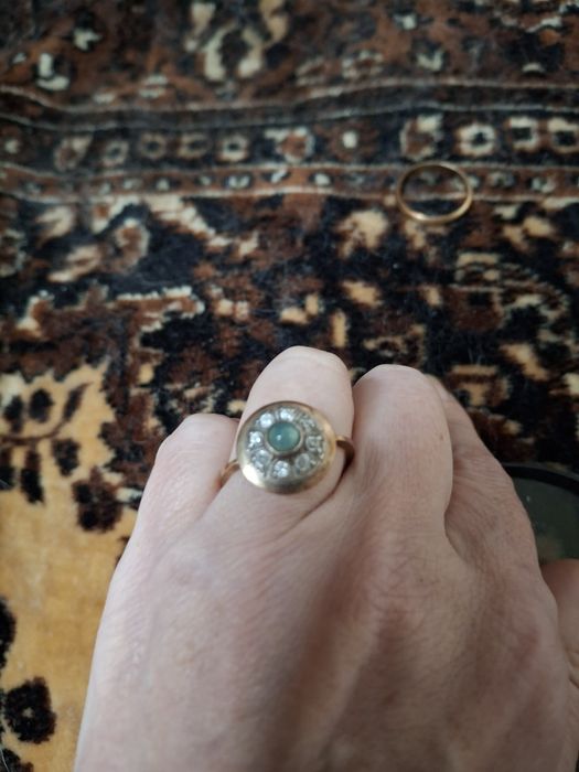 Продам каблучку срібло 925,позолота