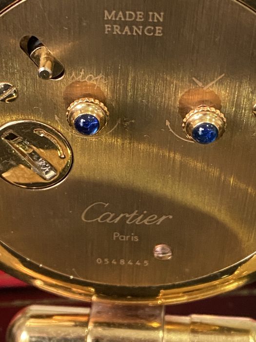 Despertador CARTIER 'Coliseu' Dourado