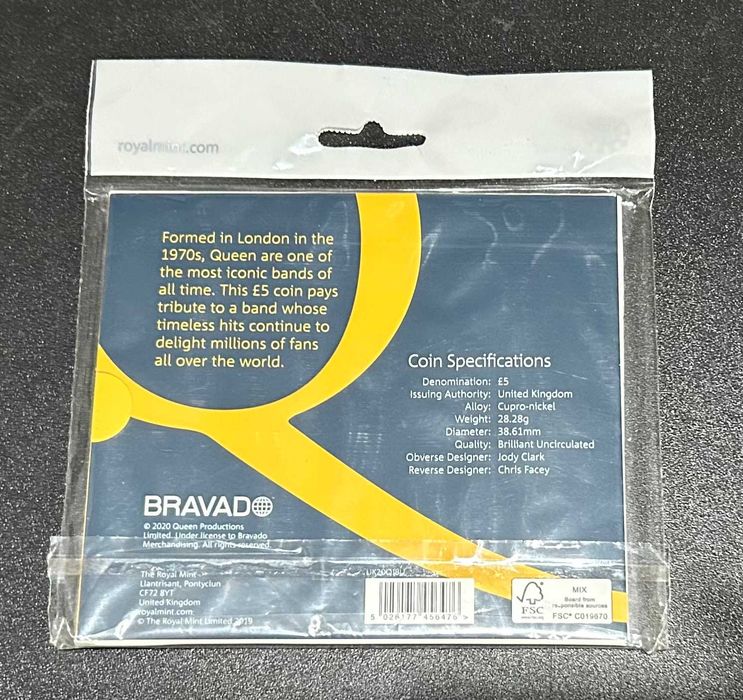 Numismatica - QUEEN £5 (Royal Mint)