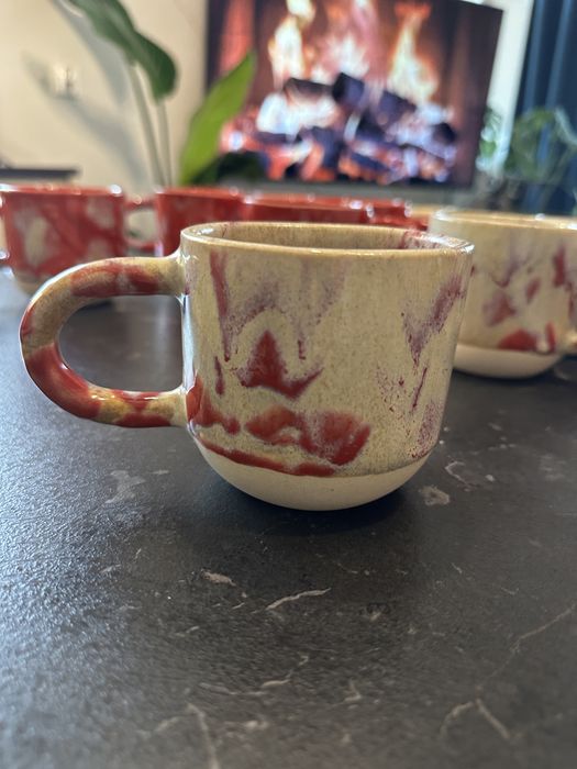 Czarki ceramiczne flat white, kubki cappuccino