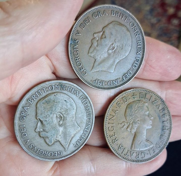 Moedas Grã Britt  - 1 Penny: 1899/1902/1907/ 1921/ 1922/ 1936/ 1938/61