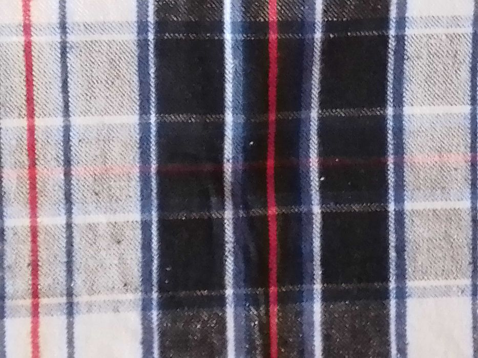Kupon materiału flanela z PRL  na koszulę , bluzkę itp. - 200 x 90 cm