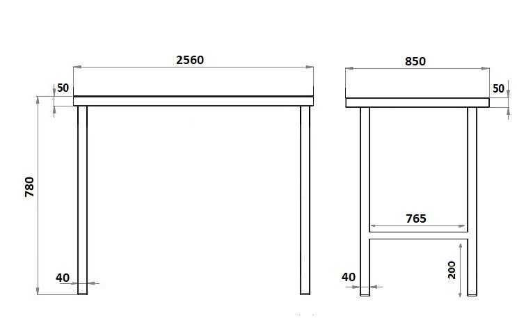 Sprzedam  stoły robocze NOWE