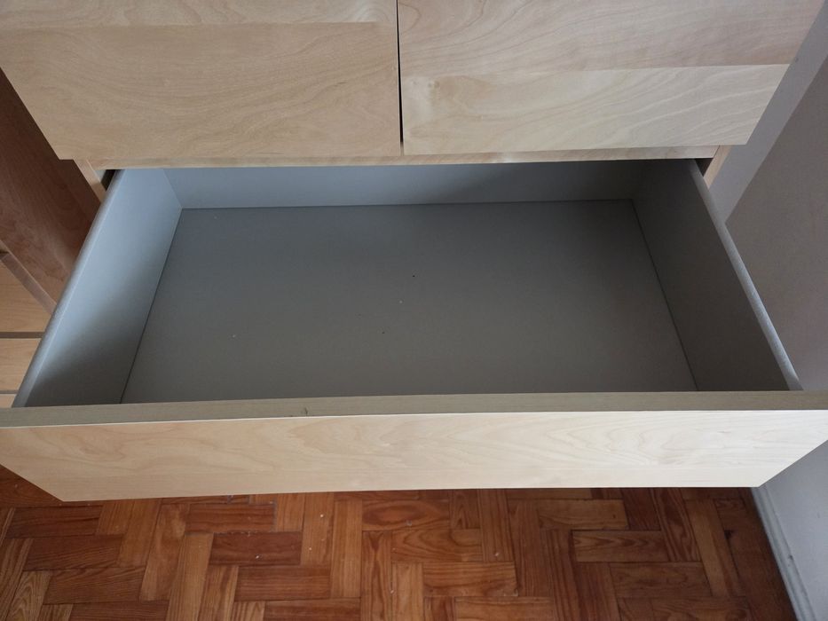 Cómoda MALM c/ 6 gavetas