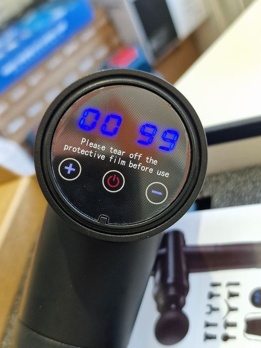 Вібраційний ударний м'язовий масажер Massage Gun Zerolia 30 швидкостей