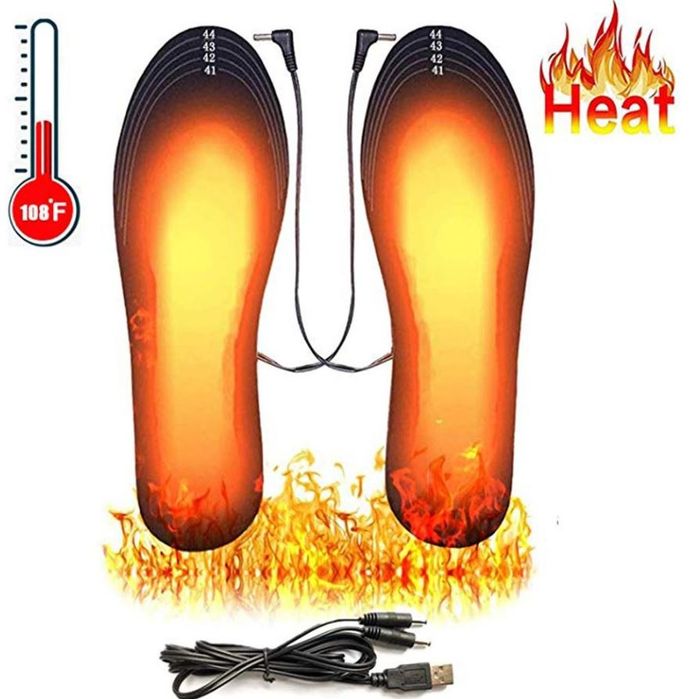 Устілки з підігрівом від USB до 50 градусів розмір 35-44