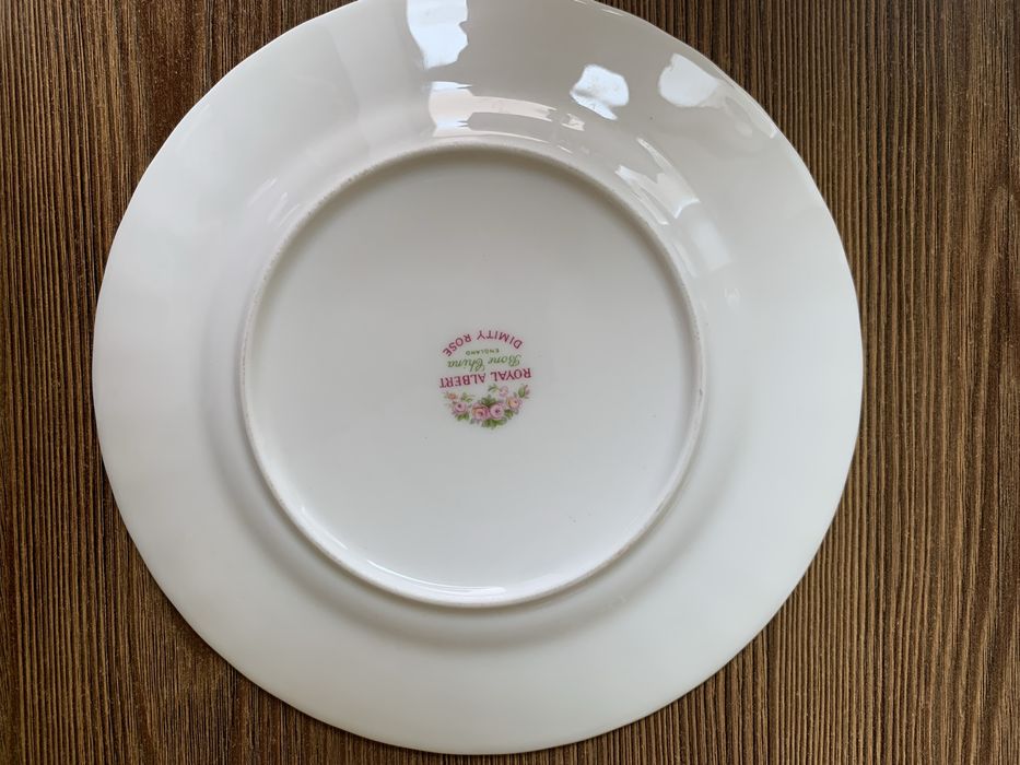 Royal Albert  Dimity Rose блюдце і десертна тарілка