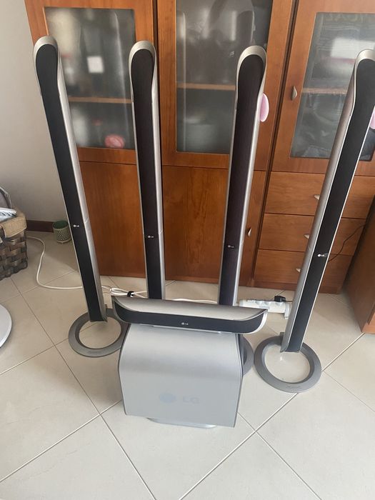Sistema de som + Leitor de DVD