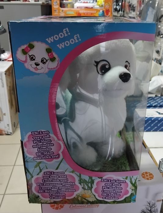 Piesek interaktywny TM Toys reaguje na dotyk