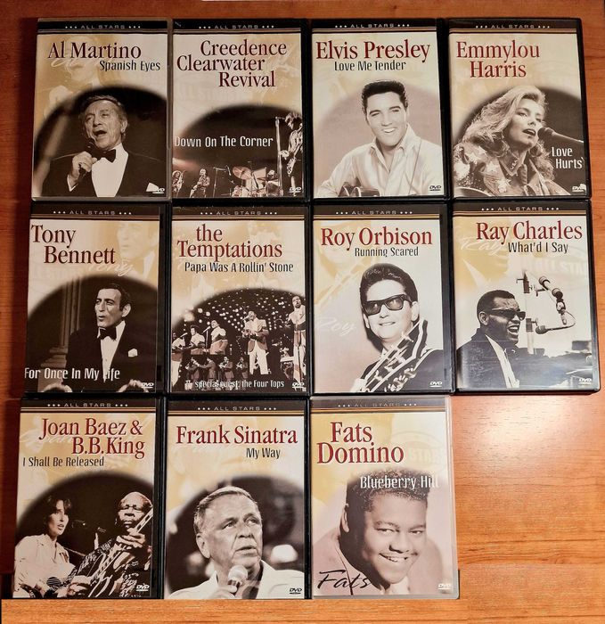 Coleção ALL STARS da Música - Uma Enciclopédia Musical COMPLETA 11dvds