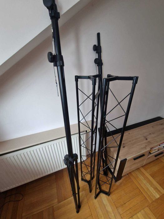 Stageworx LB-3 Lighting Stand Set Bundle Nowy Z Pokrowcami i uchwytami