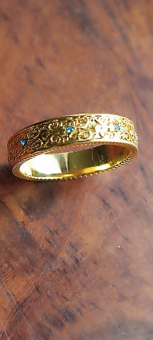 Pierścionek unisex  22 mm średnicy