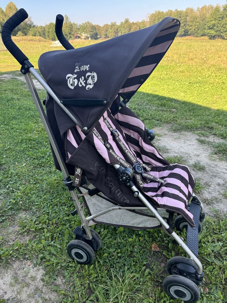 Wozek spacerowka Maclaren Juicy Couture Smykow OLX.pl
