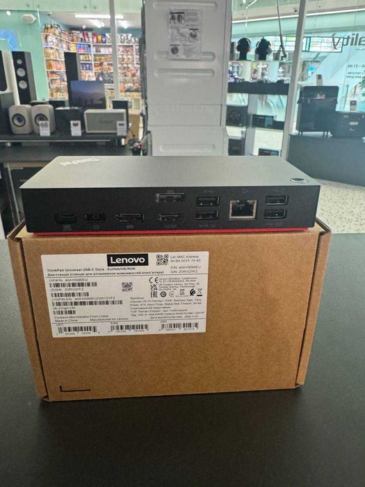 Док-станція Lenovo ThinkPad Universal USB-C Dock (40AY0090EU)