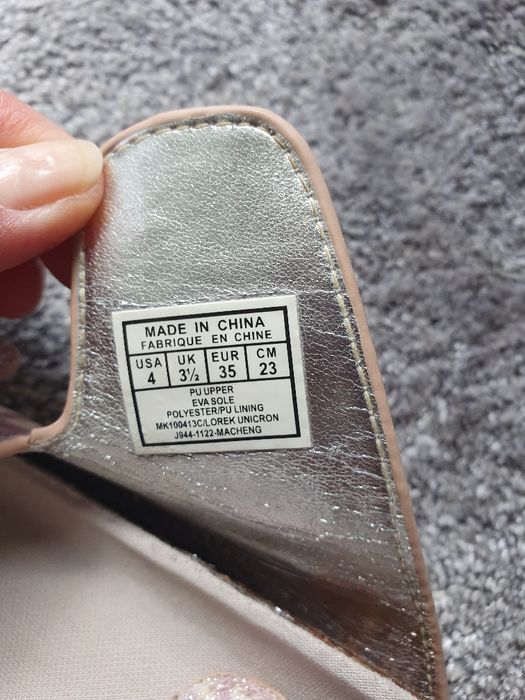 Klapki Michael Kors 35 36 na korku oryginalne kolorowe na rzepy