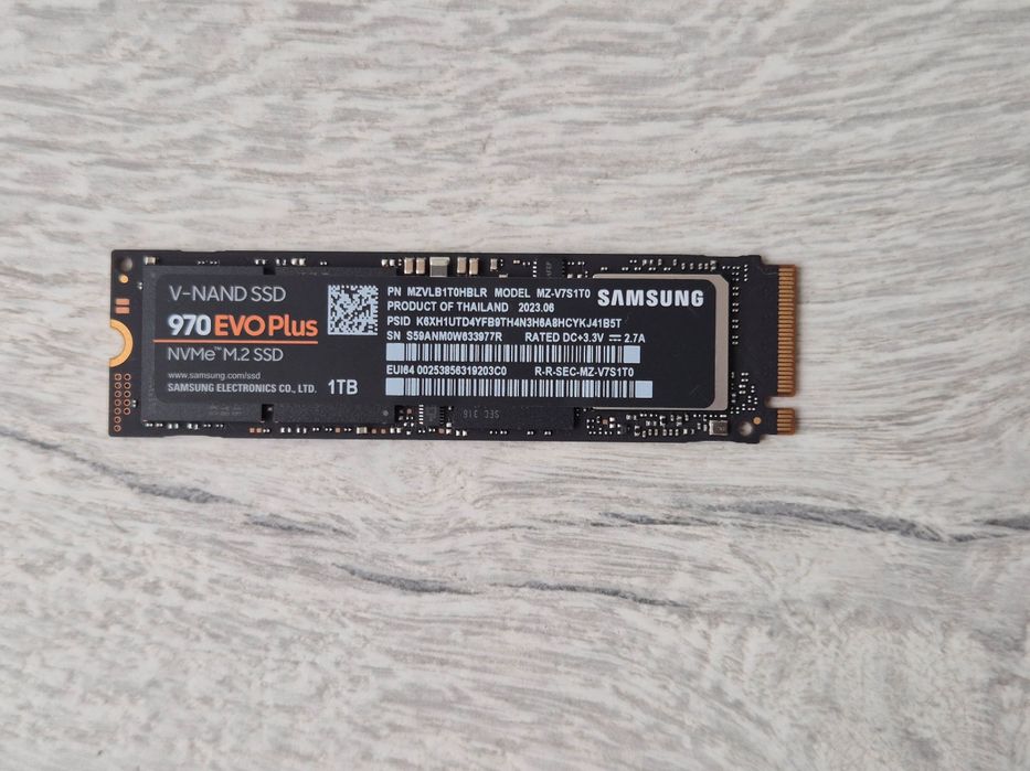 ТОП вибір M.2 SSD диск 1TB Samsung 970 EVO PLUS (PCI-e 3.0 x4. NVMe)
