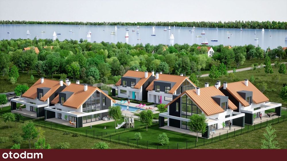 Enklawa Mazury, luksusowe domy z basenem, przy szlaku WJM
