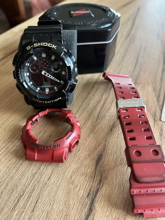 G-shock GA-100 plus dodaktowy pasek