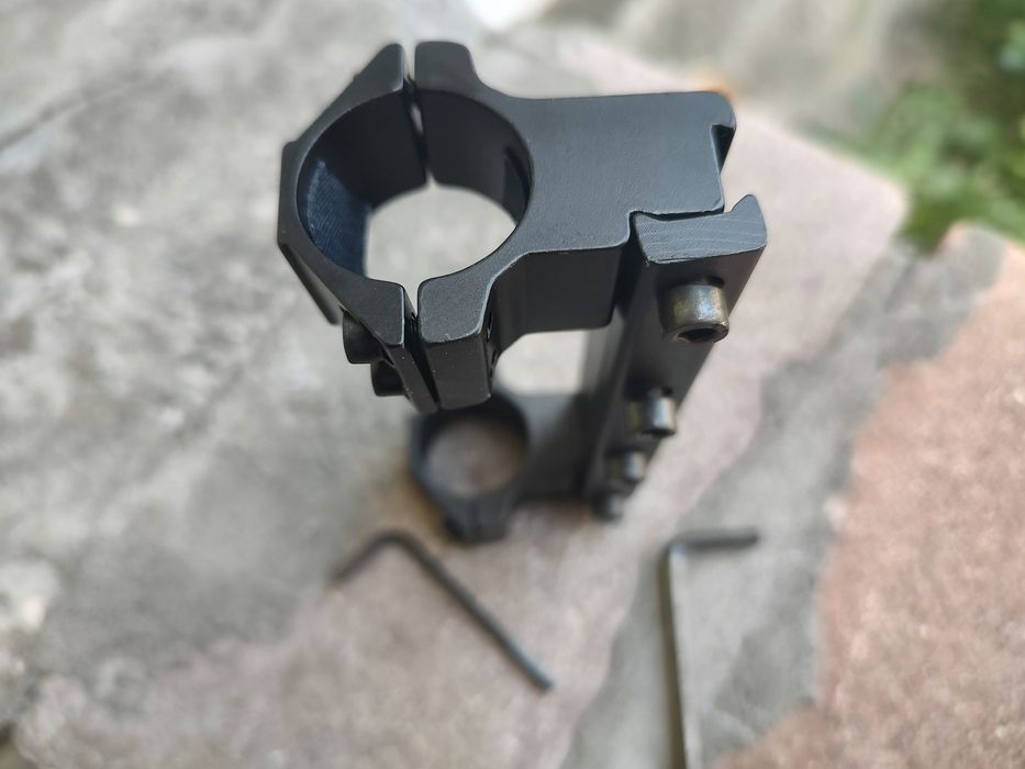 Кріплення- моноблок для оптики 25.4мм Меdium. Ластівка.