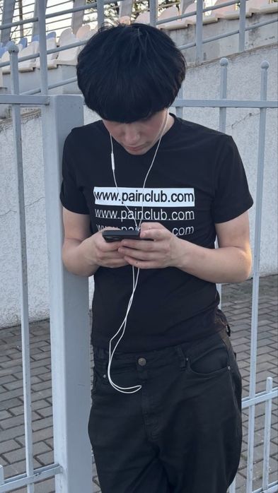 painclub. футболка с принтом / Y2K, Opium style