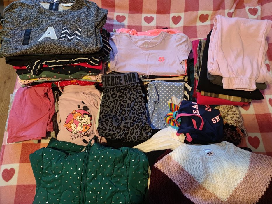 Paka 134 dziewczynka /81 ubrań