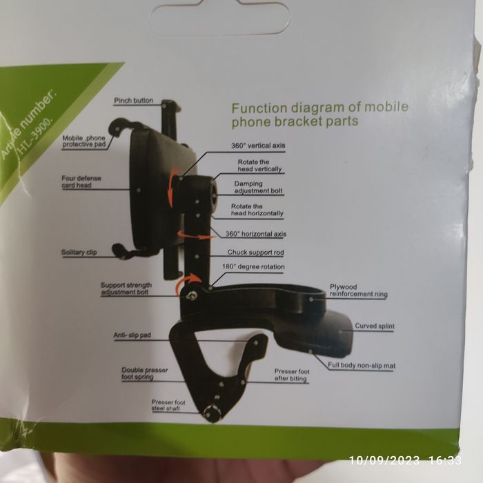 Suporte telefone telemóvel smartphone carro tablier volante
