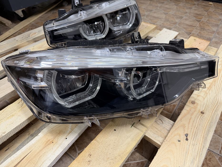 Фари BMW 3 F30 LED LCI, комплект ліва і права з блоками, оригінал
