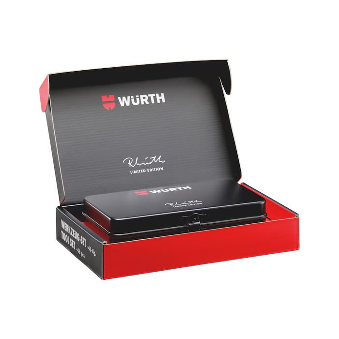 Wurth set tool 46 peças 0932019 roquete 1/4 edição limitada
