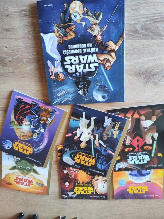 Zestaw Star Wars, figurki, maskotki , ksiazeczki
