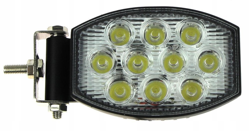 Lampa Robocza 10 Led 30W 12/24V Boczny Uchwyt