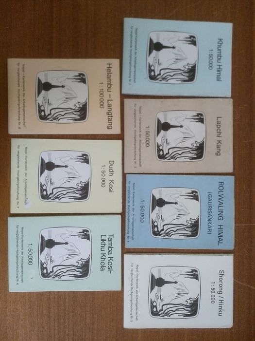 Mapas topográficos Nepal East Hymalayas