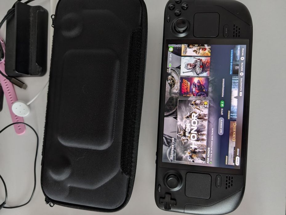 Steam deck oled 1 tb антиблик і подвійний кейс