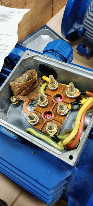 Електродвигун 5.5 квт 1500 об. новий білоруський Электродвигатель аир