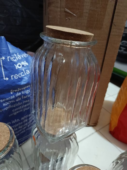 Frascos/Jarros com tampa