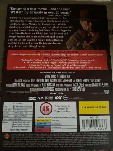 Imperdoável aka Unforgiven com Clint Eastwood