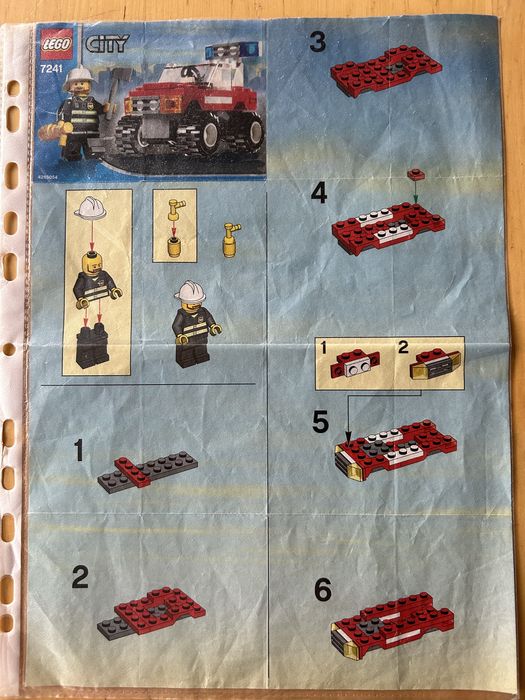 Lego city 7241 strażak