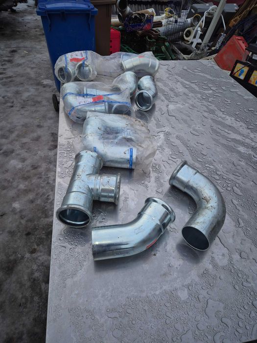 Kolanko nyplowe 88.9mm trójnik łącznik xpress